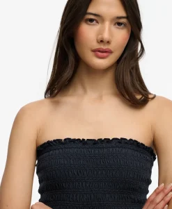 Smocked Jersey Bandeau