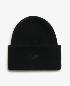 Soft Rib Knit Beanie Hat
