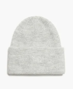 Soft Rib Knit Beanie Hat