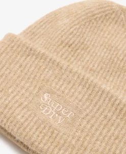 Soft Rib Knit Beanie Hat