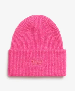 Soft Rib Knit Beanie Hat