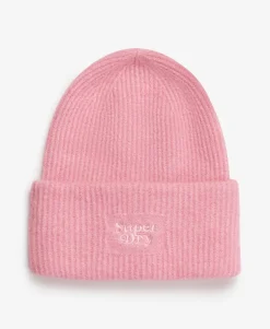 Soft Rib Knit Beanie Hat
