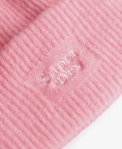 Soft Rib Knit Beanie Hat