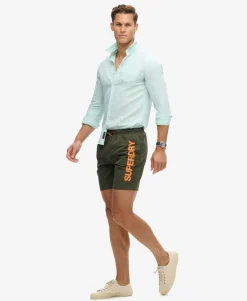 Sport Graphic 17-inch Recycled Swim Shorts