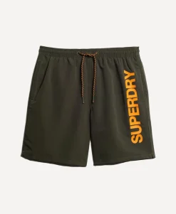 Sport Graphic 17-inch Recycled Swim Shorts