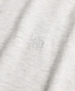 Studios Boat Neck Slub Long Sleeve Top