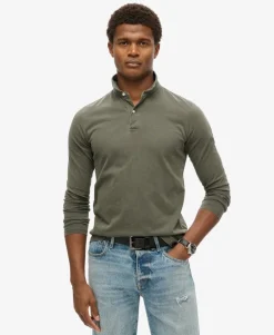 Studios Long Sleeve Jersey Polo Shirt