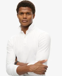 Studios Long Sleeve Jersey Polo Shirt