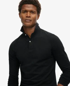 Studios Long Sleeve Jersey Polo Shirt
