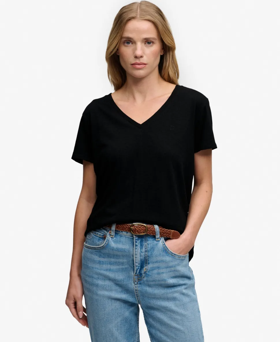 Studios Slub Embroidered T-Shirt