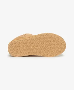 Suede Sherpa Mini Boots