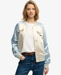 Suikajan Embroidered Bomber Jacket
