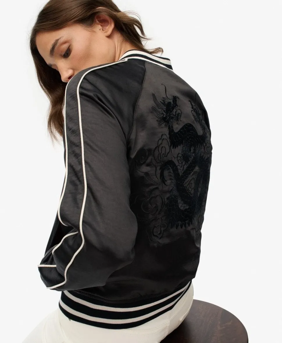 Suikajan Embroidered Bomber