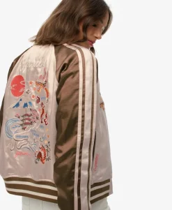 Suikajan Embroidered Bomber