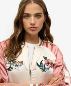 Suikajan Embroidered Bomber