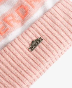 Superdry Logo Knit Beanie Hat