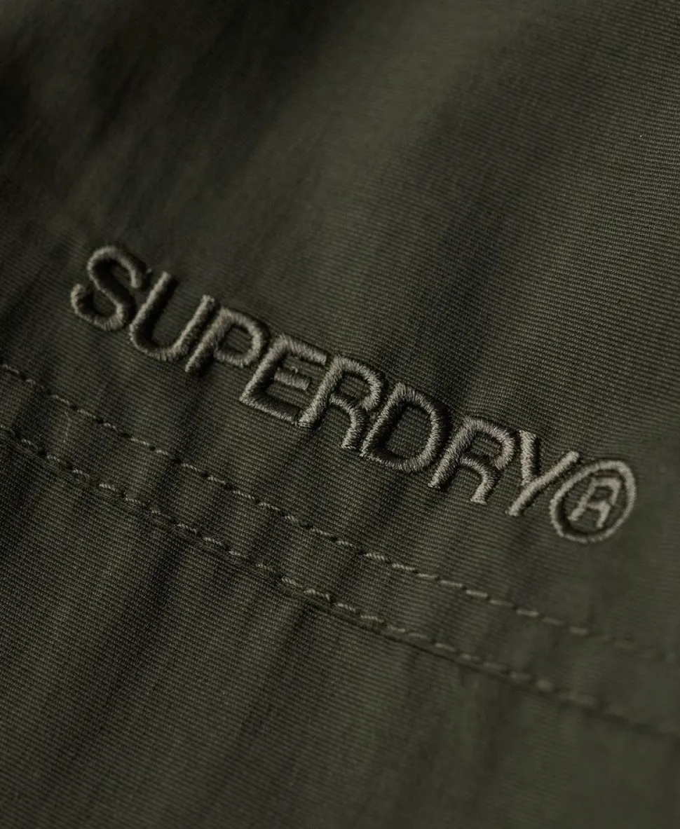 Surplus Nylon Hooded Bomber Jacket
