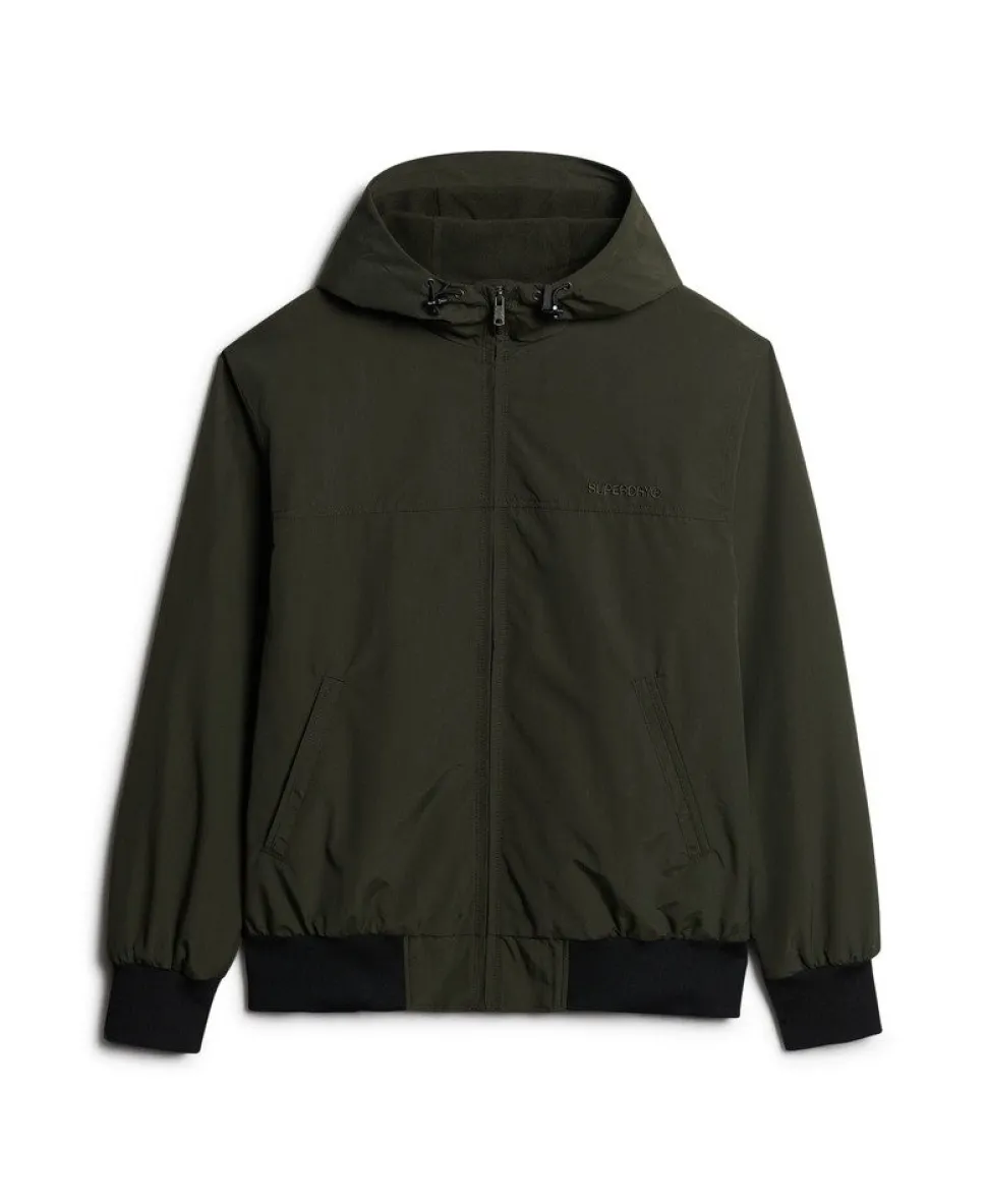 Surplus Nylon Hooded Bomber Jacket