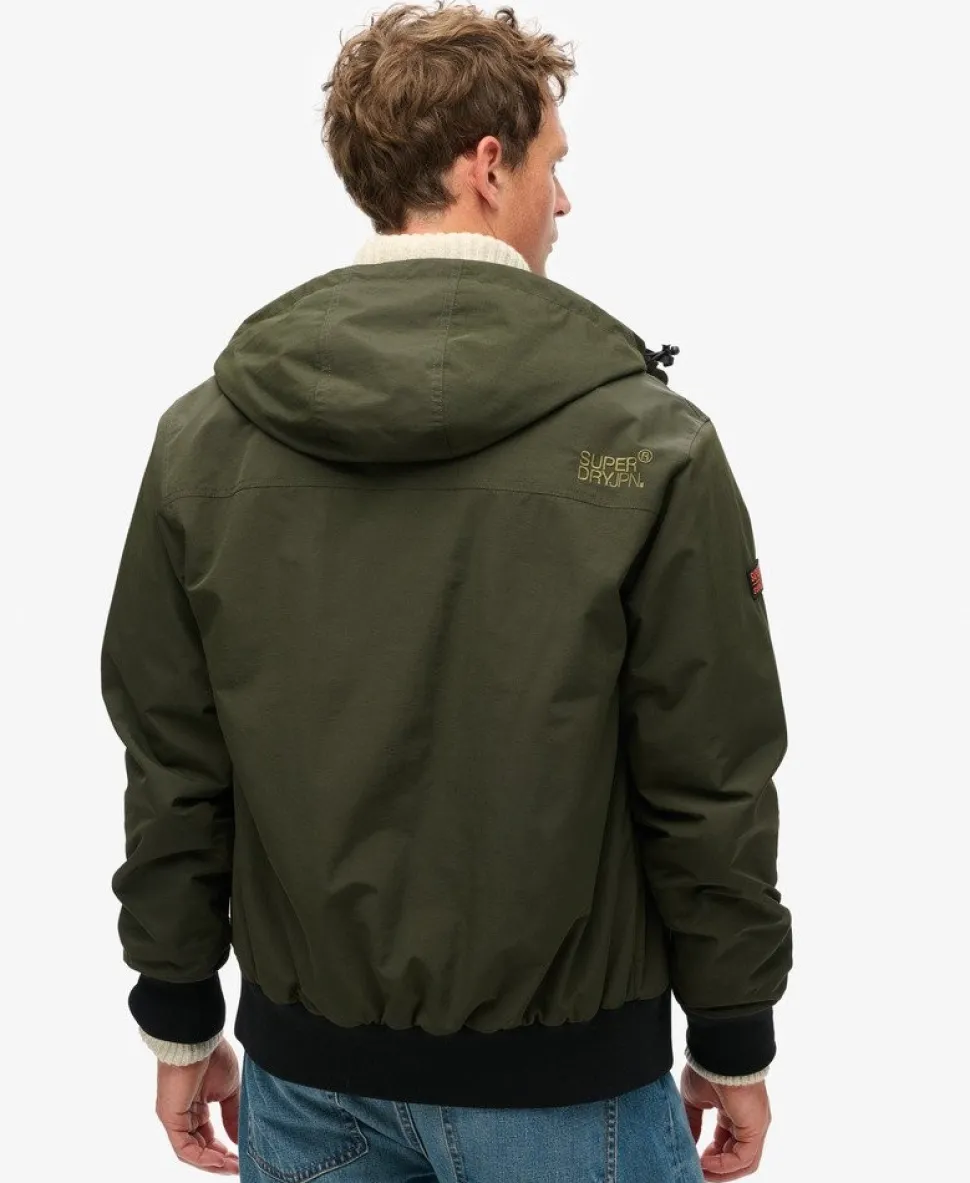 Surplus Nylon Hooded Bomber Jacket
