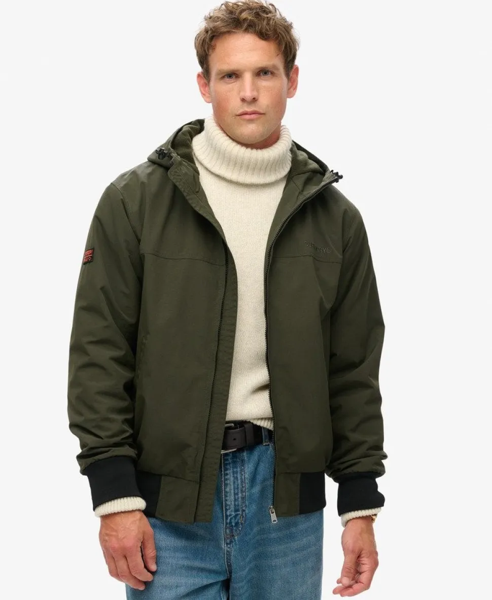 Surplus Nylon Hooded Bomber Jacket