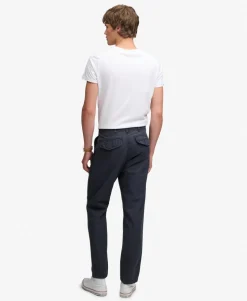 Tapered Washed Chino Trousers