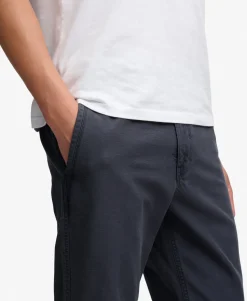 Tapered Washed Chino Trousers
