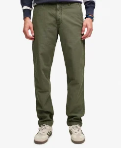 Tapered Washed Chino Trousers
