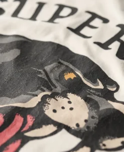 Tattoo Back Graphic Loose T-Shirt