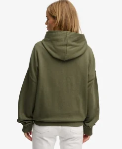 Tattoo Embellished Oversized Hoodie