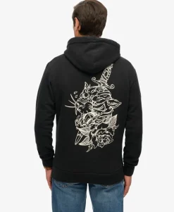 Tattoo Flash Loose Hoodie