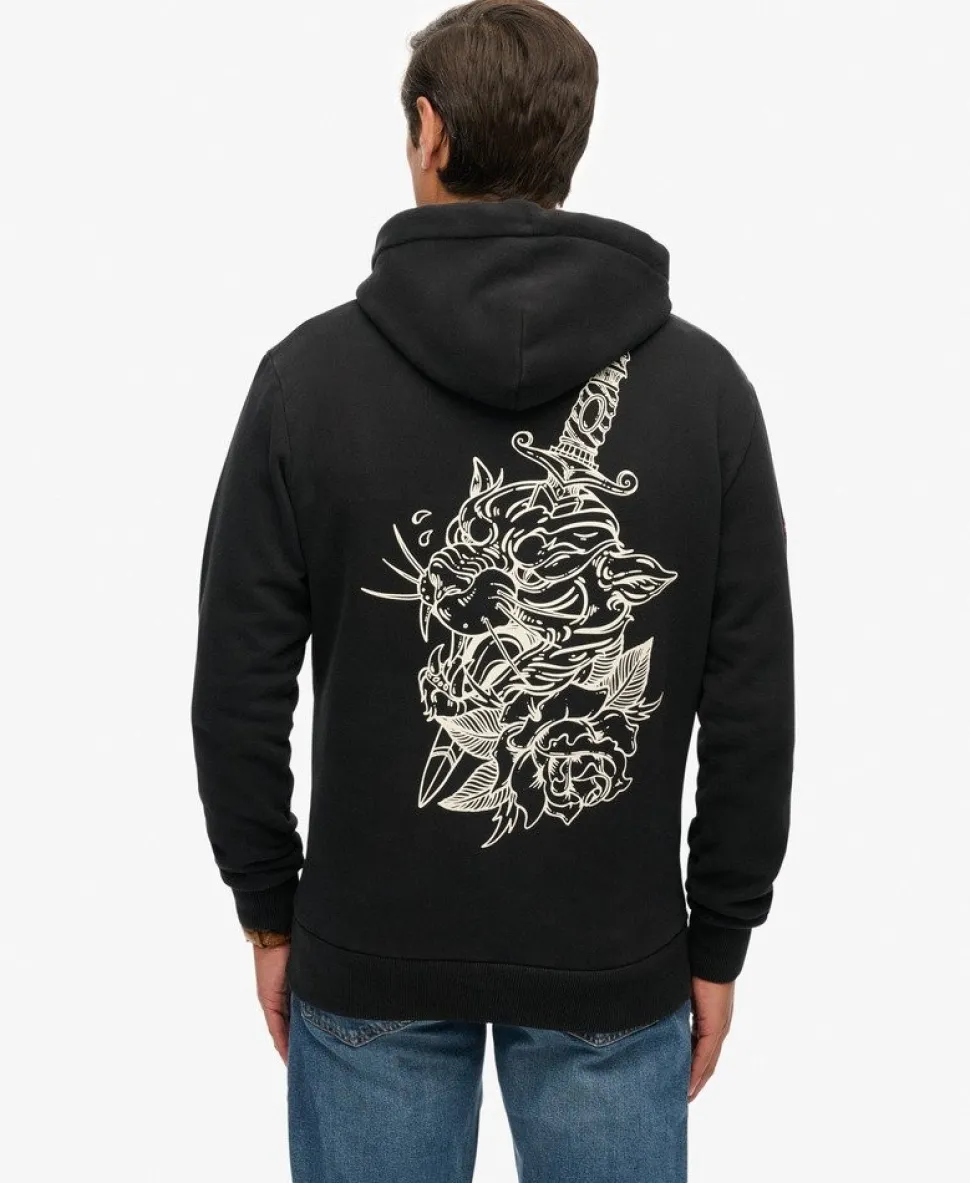Tattoo Flash Loose Hoodie