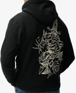 Tattoo Flash Loose Hoodie