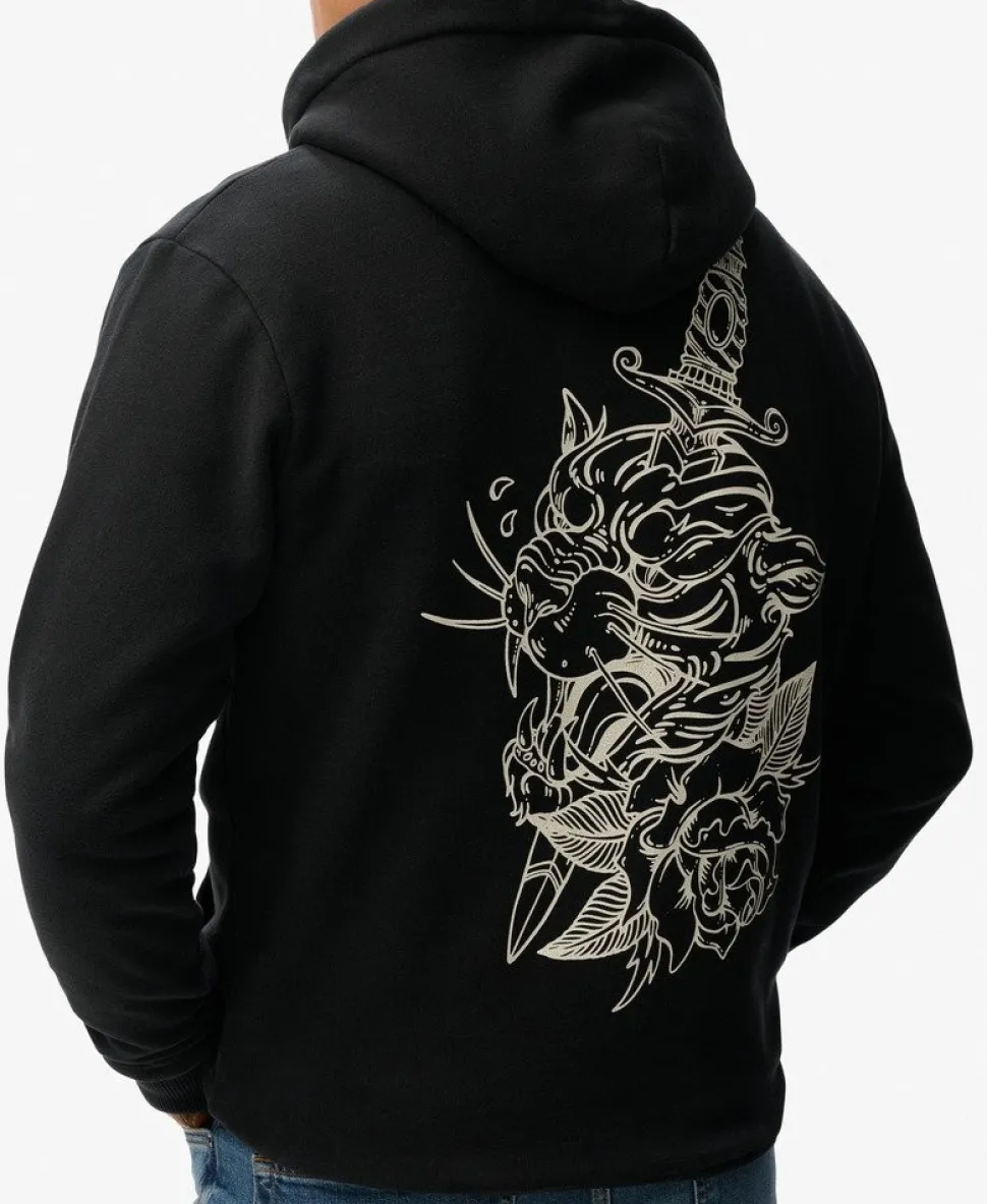 Tattoo Flash Loose Hoodie