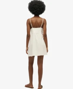 Textured Woven Cami Mini Dress
