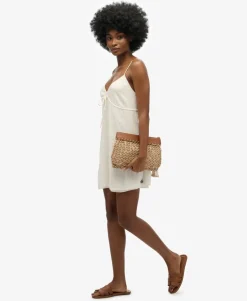 Textured Woven Cami Mini Dress