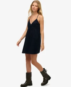 Textured Woven Cami Mini Dress