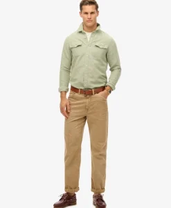 The Merchant Store- Linen Blend Work Shirt