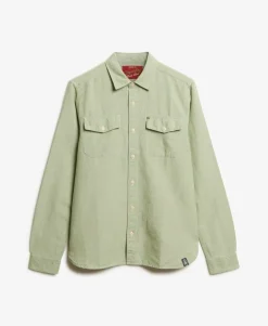 The Merchant Store- Linen Blend Work Shirt