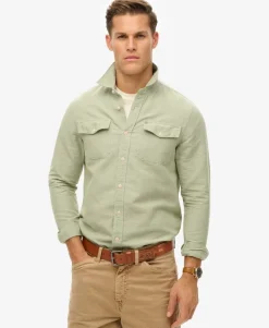 The Merchant Store- Linen Blend Work Shirt