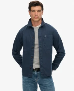 The Merchant Store- Linen-blend Overshirt