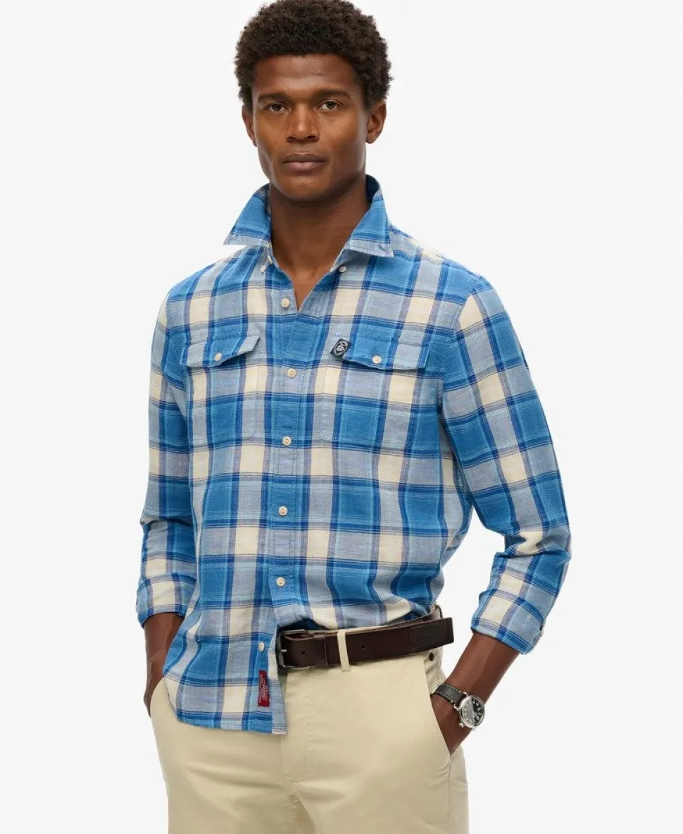 The Merchant Store - Linen Check Shirt