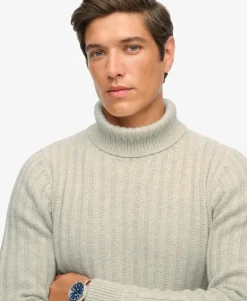 The Merchant Store - Ribbed Roll Neck Jumper