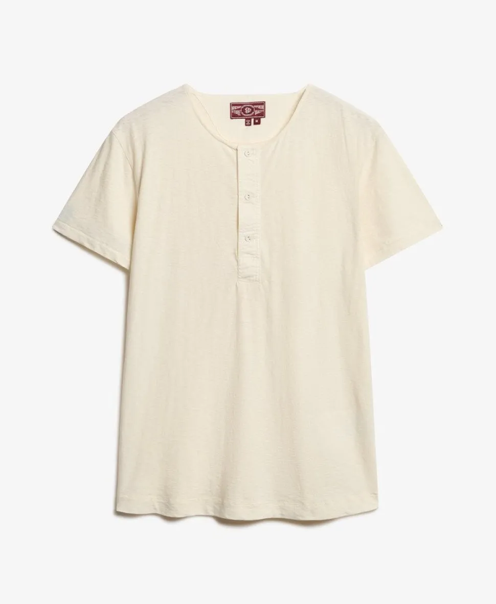 The Merchant Store - Short Sleeve Henley Top