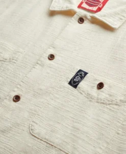 The Merchant Store - Short Sleeve Textured Shirt