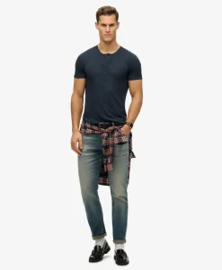 The Merchant Store - Short Sleeve Henley Top
