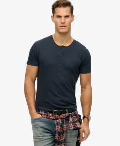 The Merchant Store - Short Sleeve Henley Top