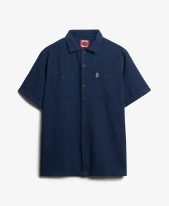 The Merchant Store - Short Sleeve Textured Shirt