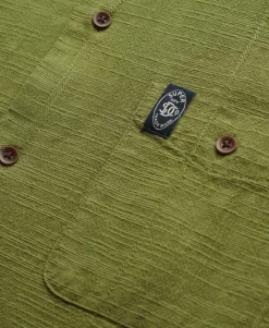 The Merchant Store - Short Sleeve Textured Shirt