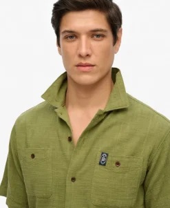 The Merchant Store - Short Sleeve Textured Shirt