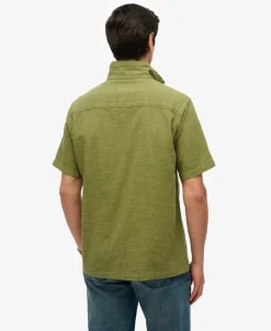 The Merchant Store - Short Sleeve Textured Shirt
